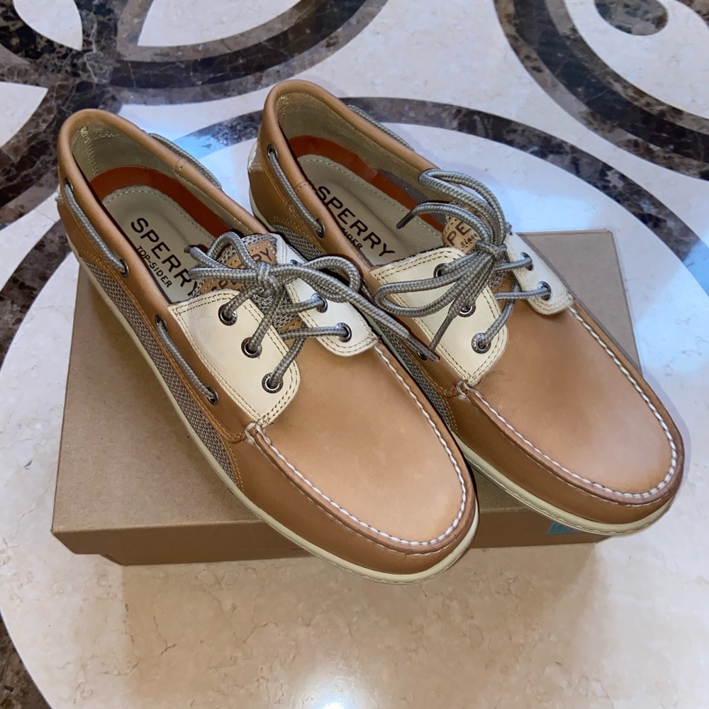 Sperry Billfish Tan/ Beige. 10 1/2W